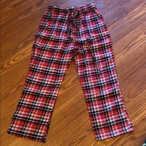 ioS Red White & Black Pajama Pants